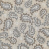 Baumwolle Paisley blau beige