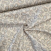 Baumwolle Paisley blau beige