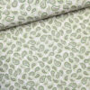 Baumwolle Paisley gruen beige