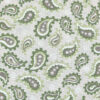 Baumwolle Paisley gruen beige