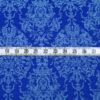 Stoffe Meterware, Jacquard Barock-Ornamente, blau