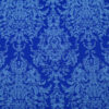 Stoffe Meterware, Jacquard Barock-Ornamente, blau