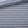 Originalstoff Burda Style 7/2022, Modell 120 Hose, Jeanstwill Streifen blau-weiß